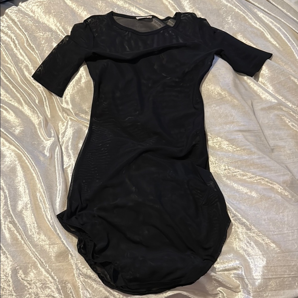 Elegant Black Sheath Dress